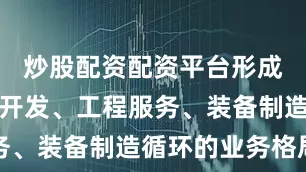 炒股配资配资平台形成国内勘探开发、工程服务、装备制造循环的业务格局